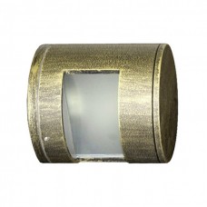 Φωτιστικό Κύλινδρος Μονής Κατεύθυνσης 1xG9 230V Αλουμινίου Ρουστίκ IP44 3-909871